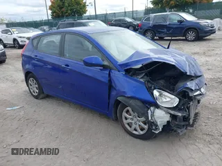 2012 Hyundai Accent GS with VIN KMHCT5AE9CU036421, listed as a IAAI auction lot 40410679 with 99,288 mi miles. Bid and sale history available at carsss.com. Image 1.
