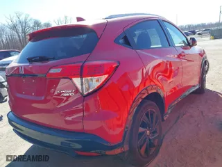 2022 Honda HR-V Sport with VIN 3CZRU6H17NM726013, listed as a IAAI auction lot 41642706 with 72,199 mi miles. Bid and sale history available at carsss.com. Image 4.