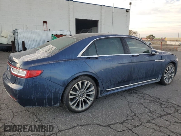 2017 Lincoln Continental with VIN 1LN6L9TP3H5614727, listed as a Copart auction lot 74480963 with Not provided miles and . Bid and sale history available at DreamBid. Image 3.