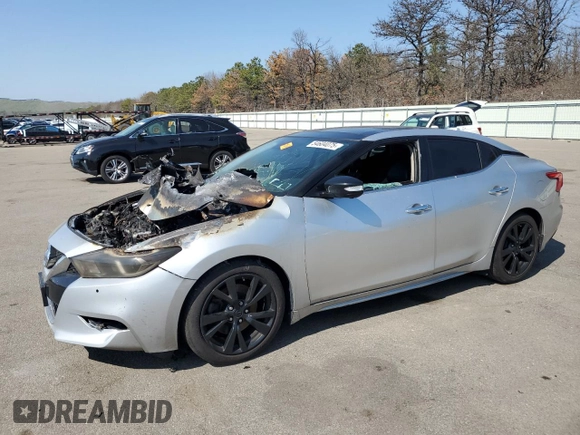 2017 Nissan Maxima Platinum with VIN 1N4AA6AP9HC432439, listed as a Copart auction lot 54604075 with Not provided miles and Non repairable. Bid and sale history available at DreamBid. Image 1.