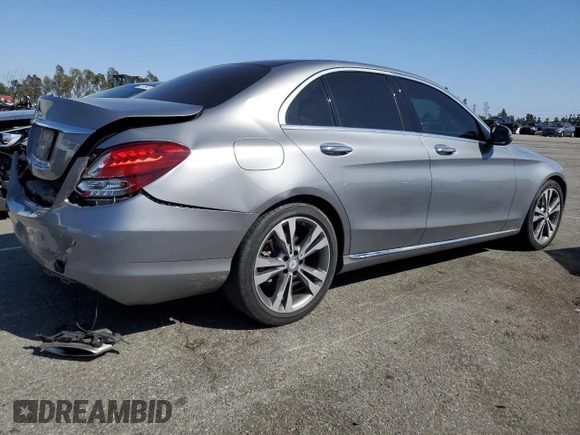 2016 Mercedes-Benz C 300 with VIN 55SWF4JB8GU163795, listed as a Copart auction lot 52380665 with 89,864 mi miles and Salvage Title. Bid and sale history available at carsss.com. Image 3.