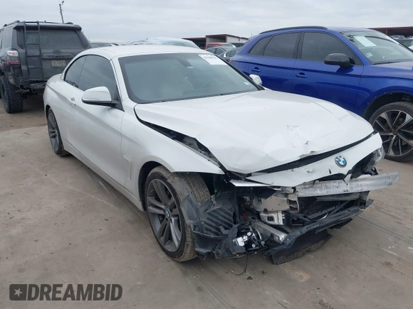 2018 BMW 4 Series 430i with VIN WBA4Z1C59JEC59501, listed as a IAAI auction lot 41588339 with 76,151 mi miles and . Bid and sale history available at carsss.com. Image 1.