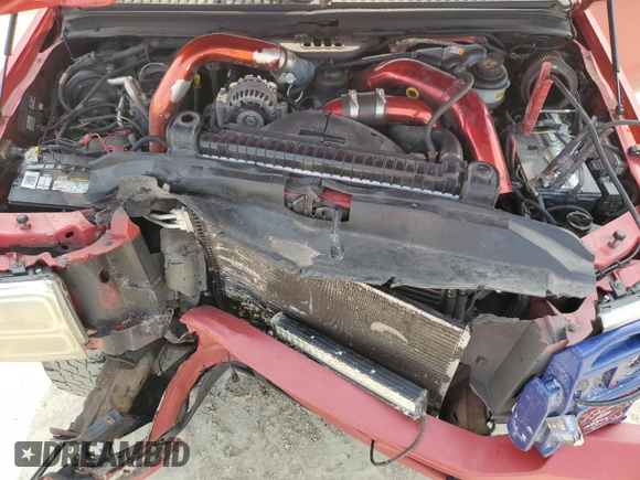 2005 Ford F-250 XL with VIN 1FTSW21P45EB41632, listed as a Copart auction lot 59676215 with 251,452 mi miles and Salvage title. Bid and sale history available at DreamBid. Image 11.