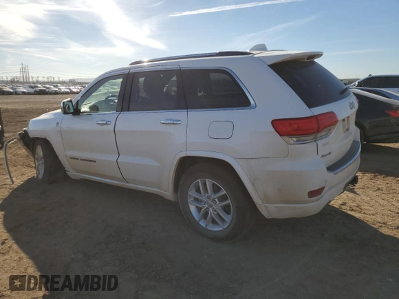 2017 Jeep Grand Cherokee Overland with VIN 1C4RJFCG2HC834328, listed as a Copart auction lot 78094644 with 86,706 mi miles and Salvage Title. Bid and sale history available at carsss.com. Image 2.