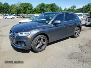 2018 Audi SQ5 Premium Plus with VIN WA1A4AFY9J2084119, listed as a Copart auction lot 65584365 with 67,415 mi miles and Salvage title. Bid and sale history available at DreamBid. Image 1.
