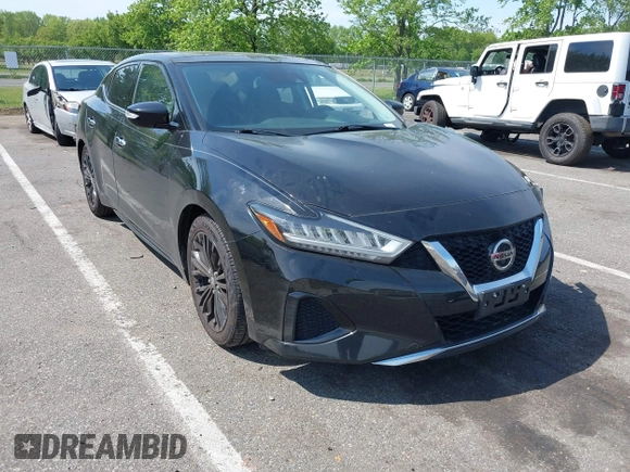 2020 Nissan Maxima SL with VIN 1N4AA6DV5LC366300, listed as a IAAI auction lot 42220939 with 16,858 mi miles and . Bid and sale history available at DreamBid. Image 1.