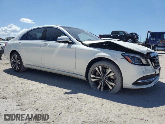 2018 Mercedes-Benz S 560 with VIN WDDUG8GB5JA391893, listed as a Copart auction lot 49746935 with 34,201 mi miles and Salvage Title. Bid and sale history available at carsss.com. Image 4.
