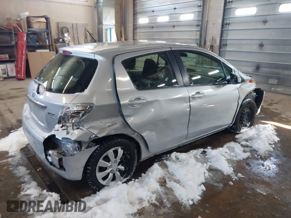 2013 Toyota Yaris L with VIN JTDKTUD39DD547326, listed as a IAAI auction lot 41600568 with 155,130 mi miles and . Bid and sale history available at carsss.com. Image 4.