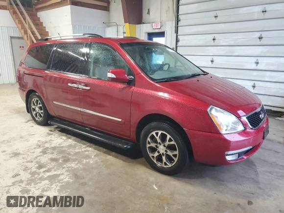 2014 Kia Sedona EX with VIN KNDMH4C76E6571930, listed as a Copart auction lot 47900095 with 156,506 mi miles and Clean Title. Bid and sale history available at carsss.com. Image 4.