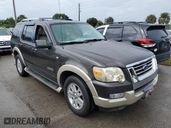 2007 Ford Explorer Eddie Bauer with VIN 1FMEU648X7UB03311, listed as a Copart auction lot 74357154 with Not provided miles and Non repairable. Bid and sale history available at DreamBid. Image 4.
