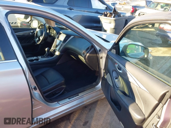 2017 Infiniti Q50 Premium with VIN JN1EV7AR7HM832424, listed as a IAAI auction lot 41372421 with 65,140 mi miles and . Bid and sale history available at DreamBid. Image 5.
