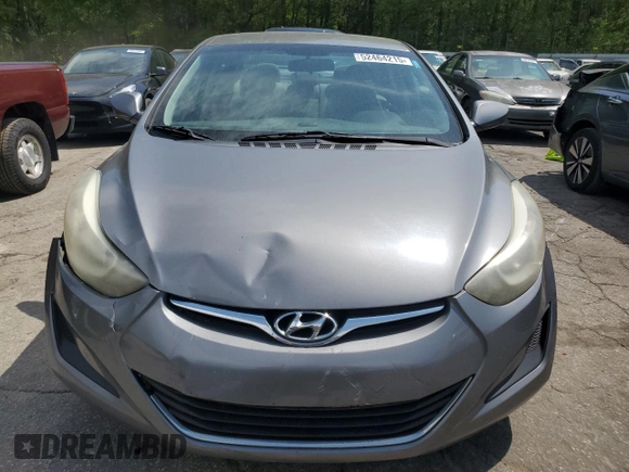 2014 Hyundai Elantra SE with VIN 5NPDH4AE3EH459318, listed as a Copart auction lot 52464215 with 167,861 mi miles and Salvage Title. Bid and sale history available at DreamBid. Image 5.