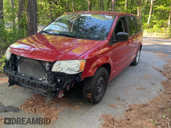 2013 Dodge Grand Caravan SE with VIN 2C4RDGBG7DR506614, listed as a Copart auction lot 54992185 with 154,290 mi miles and Clean Title. Bid and sale history available at DreamBid. Image 2.