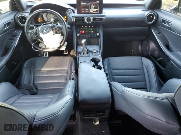 2022 Lexus IS 350 F Sport with VIN JTHGZ1E20N5026160, listed as a Copart auction lot 85390704 with 25,953 mi miles and Salvage title. Bid and sale history available at DreamBid. Image 8.