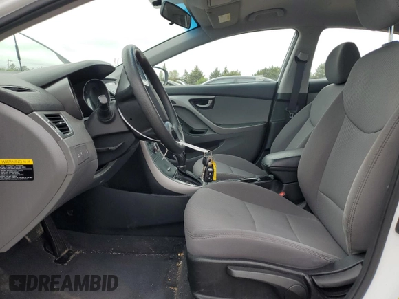 2015 Hyundai Elantra SE z VIN 5NPDH4AE2FH593741, wystawiony jako Copart lot #55476435 z przebiegiem 51 646 mil mil oraz Szkoda całkowita • Salvage title. Historia ofert i sprzedaży dostępna na DreamBid. Obrazek 7.