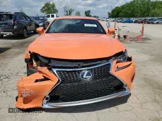 2015 Lexus RC 350 F Sport with VIN JTHSE5BC5F5003873, listed as a Copart auction lot 56970005 with 98,281 mi miles and Salvage title. Bid and sale history available at DreamBid. Image 5.