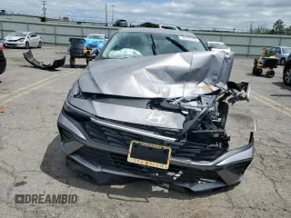 2024 Hyundai Elantra SEL with VIN KMHLM4DG9RU732564, listed as a Copart auction lot 56795735 with 6,999 mi miles and Salvage title. Bid and sale history available at DreamBid. Image 5.
