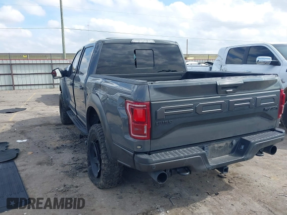 2020 Ford F-150 Raptor with VIN 1FTFW1RG4LFA37620, listed as a IAAI auction lot 41483733 with 61,081 mi miles and . Bid and sale history available at carsss.com. Image 3.
