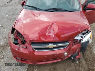 2011 Chevrolet Aveo 2LT with VIN KL1TG5DE5BB120676, listed as a Copart auction lot 55781815 with Not provided miles and Salvage title. Bid and sale history available at DreamBid. Image 11.