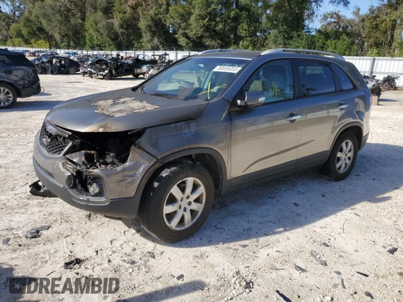 2012 Kia Sorento LX with VIN 5XYKT3A6XCG193485, listed as a Copart auction lot 80695053 with Not Provided miles and Salvage Title. Bid and sale history available at DreamBid. Image 1.