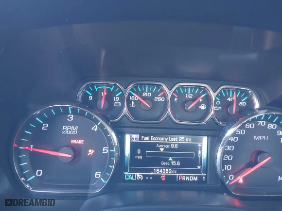 2015 Chevrolet Silverado 2500HD Built After Aug 14 High Country with VIN 1GC1KXEG1FF500025, listed as a IAAI auction lot 42042084 with 164,353 mi miles. Bid and sale history available at carsss.com. Image 7.