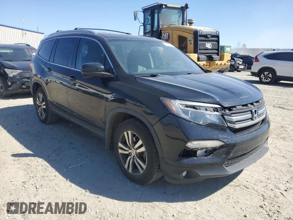 2018 Honda Pilot EX-L with VIN 5FNYF6H59JB018357, listed as a Copart auction lot 47534185 with 173,662 mi miles and Salvage Title. Bid and sale history available at carsss.com. Image 4.
