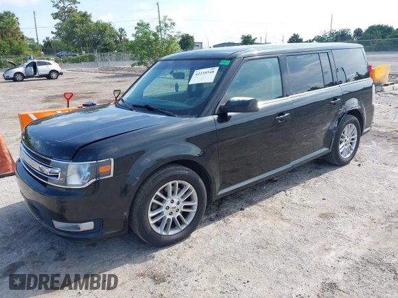 2014 Ford Flex SEL z VIN 2FMGK5C8XEBD13484, wystawiony jako IAAI lot #42235548 z przebiegiem 172 570 mil mil oraz . Historia ofert i sprzedaży dostępna na DreamBid. Obrazek 2.