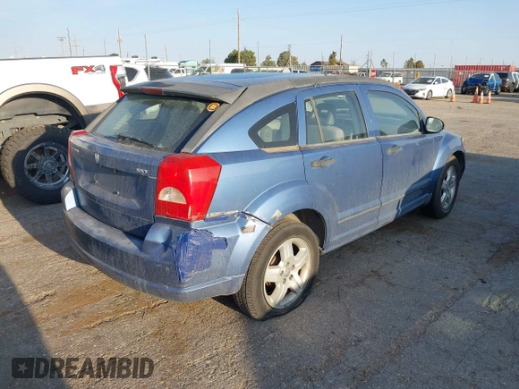 2007 Dodge Caliber SXT with VIN 1B3HB48B67D224890, listed as a IAAI auction lot 41882513 with 223,404 mi miles and . Bid and sale history available at DreamBid. Image 4.