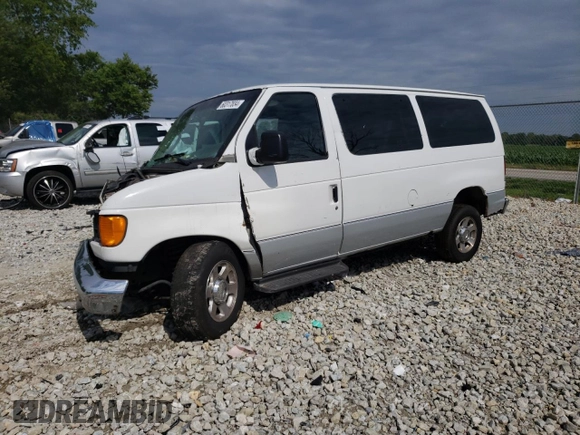 2006 Ford Econoline Passenger XL with VIN 1FMRE11L96HA27470, listed as a Copart auction lot 60317834 with Not provided miles and Salvage title. Bid and sale history available at DreamBid. Image 1.