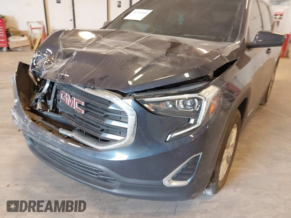2019 GMC Terrain SLE with VIN 3GKALMEV3KL149956, listed as a IAAI auction lot 41797443 with 53,891 mi miles. Bid and sale history available at carsss.com. Image 6.