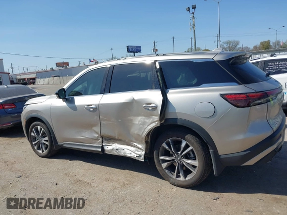 2024 Infiniti QX60 Luxe с VIN 5N1DL1FR6RC344203, выставлен на аукционе IAAI как лот 41843681 с пробегом 10 358 миль миль и . История ставок и продаж доступна на DreamBid. Изображение 14.