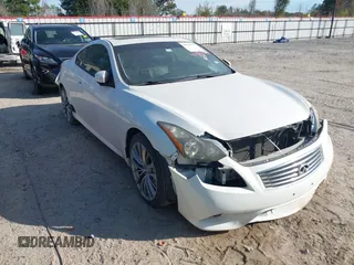 2012 Infiniti G37 Coupe Journey with VIN JN1CV6EK2CM421875, listed as a IAAI auction lot 40056878 with 169,492 mi miles. Bid and sale history available at carsss.com. Image 1.
