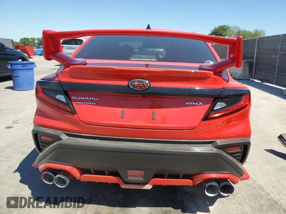 2023 Subaru WRX Limited with VIN JF1VBAL69P9820787, listed as a Copart auction lot 50486855 with 12,787 mi miles and Salvage title. Bid and sale history available at DreamBid. Image 6.