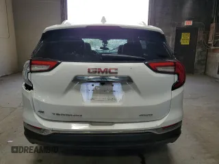 2022 GMC Terrain SLT with VIN 3GKALVEV0NL109666, listed as a Copart auction lot 57865495 with 75,738 mi miles and Salvage title. Bid and sale history available at DreamBid. Image 6.