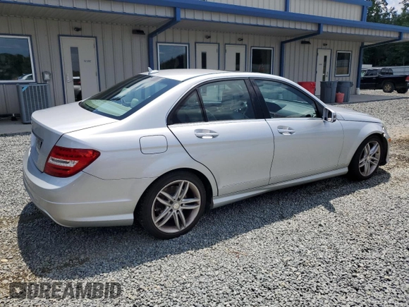 2013 Mercedes-Benz C 250 Sport with VIN WDDGF4HB7DR291548, listed as a Copart auction lot 60804205 with 176,578 mi miles and Clean title. Bid and sale history available at DreamBid. Image 3.