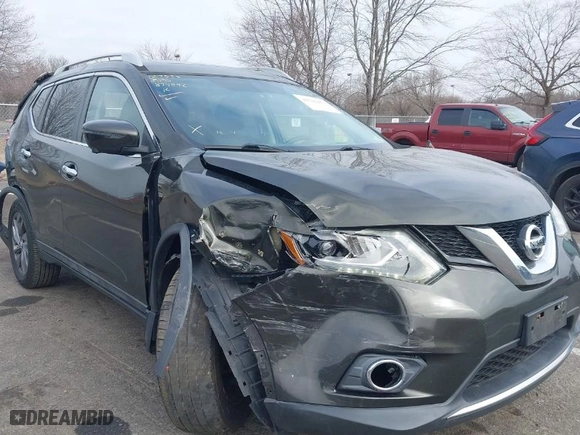 2016 Nissan Rogue SV with VIN 5N1AT2MV4GC877592, listed as a IAAI auction lot 41791451 with 84,385 mi miles. Bid and sale history available at carsss.com. Image 20.