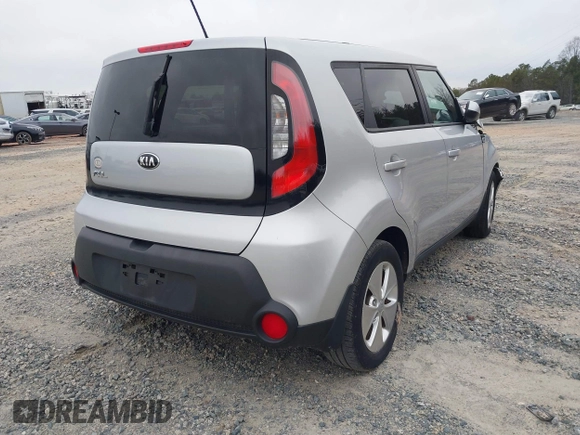 2016 Kia Soul with VIN KNDJN2A23G7865872, listed as a IAAI auction lot 41119669 with 1 mi miles. Bid and sale history available at carsss.com. Image 4.