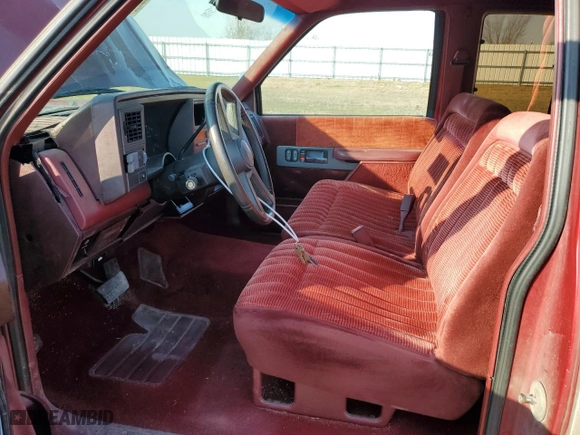 1991 Chevrolet 1500 Pickups with VIN 2GCEC19K2M1228258, listed as a Copart auction lot 47178775 with NaN miles and Salvage Title. Bid and sale history available at carsss.com. Image 7.
