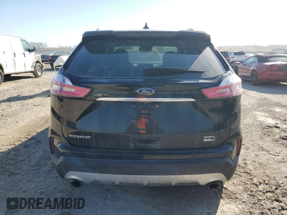 2019 Ford Edge SEL with VIN 2FMPK4J97KBC34419, listed as a Copart auction lot 47977035 with 82,609 mi miles and Salvage Title. Bid and sale history available at carsss.com. Image 6.