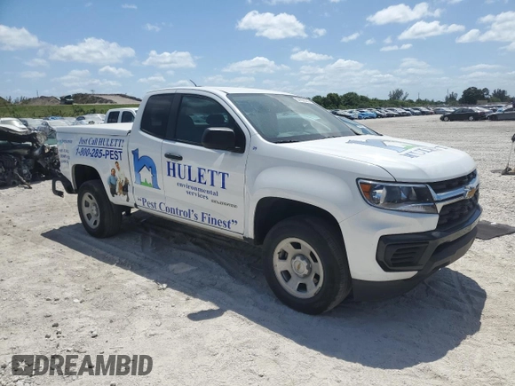 2022 Chevrolet Colorado 2WD Work Truck with VIN 1GCHSBEA1N1122376, listed as a Copart auction lot 54162385 with 64,330 mi miles and Non repairable. Bid and sale history available at DreamBid. Image 4.