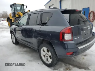 2015 Jeep Compass Latitude with VIN 1C4NJDEB2FD293082, listed as a Copart auction lot 45030955 with 147,275 mi miles and Salvage Title. Bid and sale history available at carsss.com. Image 2.
