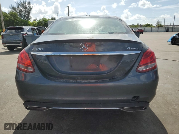 2016 Mercedes-Benz C 300 Luxury with VIN 55SWF4KB3GU135983, listed as a Copart auction lot 60228175 with 129,279 mi miles and Clean title. Bid and sale history available at DreamBid. Image 6.