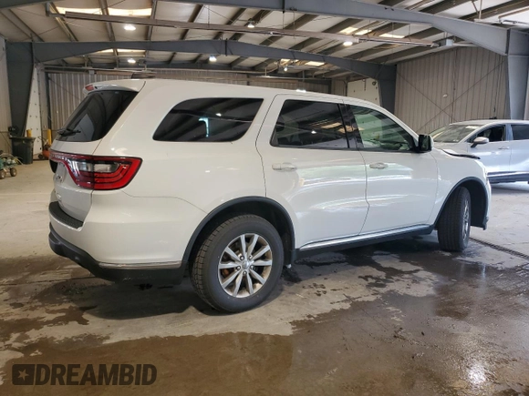2016 Dodge Durango SXT with VIN 1C4RDJAG7GC460343, listed as a Copart auction lot 60974975 with 59,783 mi miles and Salvage title. Bid and sale history available at DreamBid. Image 3.