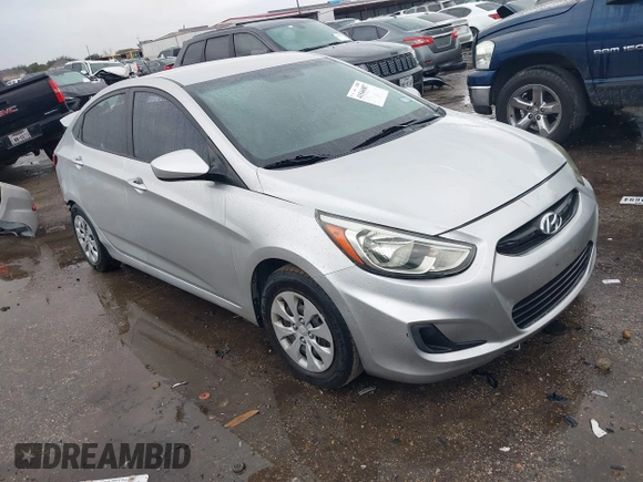2017 Hyundai Accent SE with VIN KMHCT4AE3HU310052, listed as a IAAI auction lot 41546087 with 129,732 mi miles. Bid and sale history available at carsss.com. Image 1.