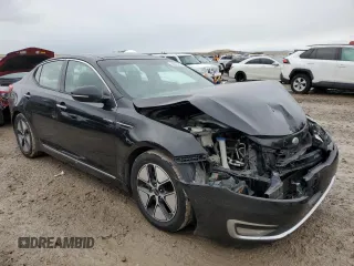 2013 Kia Optima Hybrid EX with VIN KNAGM4AD2D5047046, listed as a Copart auction lot 45369085 with 148,280 mi miles and Salvage Title. Bid and sale history available at carsss.com. Image 4.
