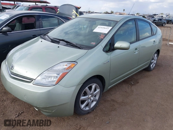 2009 Toyota Prius with VIN JTDKB20U997852708, listed as a IAAI auction lot 41939611 with 89,213 mi miles. Bid and sale history available at carsss.com. Image 2.