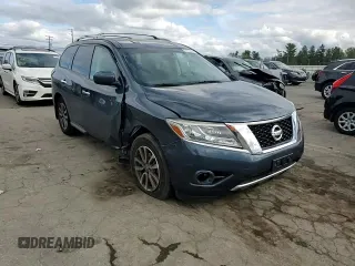 2016 Nissan Pathfinder S with VIN 5N1AR2MM8GC627181, listed as a Copart auction lot 74101424 with 92,152 mi miles and Salvage Title. Bid and sale history available at carsss.com. Image 12.