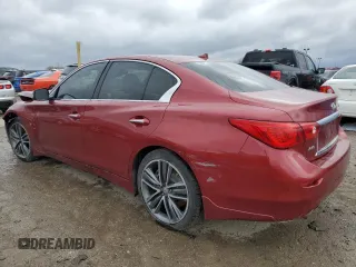 2014 Infiniti Q50 Premium with VIN JN1BV7AR4EM683789, listed as a Copart auction lot 49187715 with 100,594 mi miles and Salvage Title. Bid and sale history available at carsss.com. Image 2.