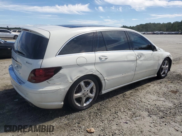 2009 Mercedes-Benz R 3.5L with VIN 4JGCB65E39A090813, listed as a Copart auction lot 70237054 with 149,992 mi miles and Salvage Title. Bid and sale history available at DreamBid. Image 3.