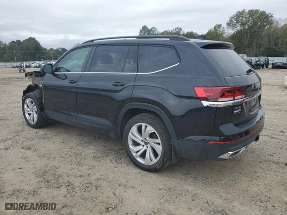 2023 Volkswagen Atlas 3.6L V6 SE w/Technology with VIN 1V2JR2CA9PC543848, listed as a Copart auction lot 79475924 with 21,612 mi miles and Salvage Title. Bid and sale history available at carsss.com. Image 2.